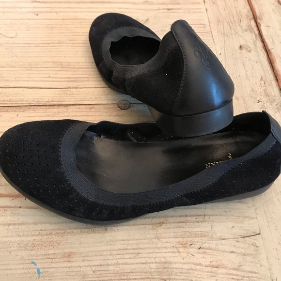 Suede perforated sport ballet flats - Picture 2 of 3